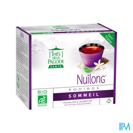 Thes De La Pagode Rooibos Nuilong Bio Infusette 18