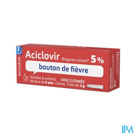 ACICLOVIR 5% BIOG CONS CR TUB 2G