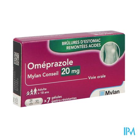 OMEPRAZOLE 20MG VTS CONS GEL 7