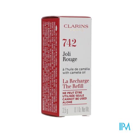 Clarins Joli Rouge A Levres Satin La Recharge 742 3g5