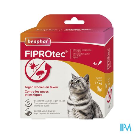 FIPROTEC 50MG SPOT ON CHAT PIPET 4