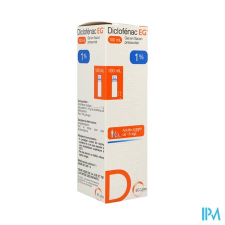 DICLOFENAC 1% EG GEL FL PR 100ML