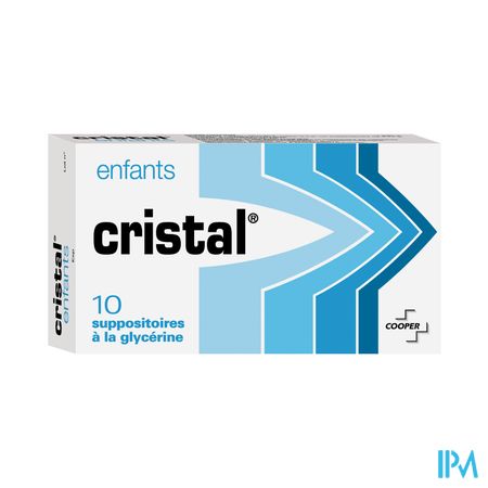 Cooper Cristal Suppositoire Glycerine Enfant 10