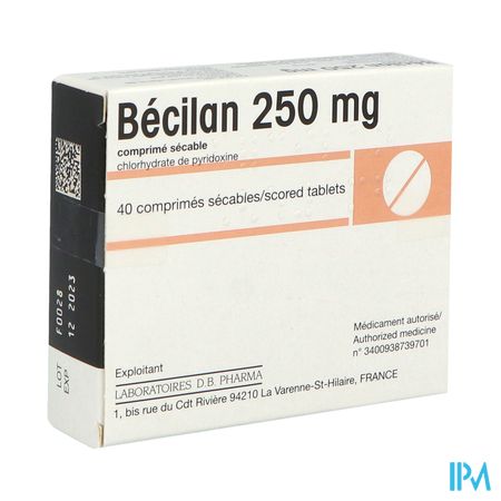 BECILAN 250MG CPR SEC 40