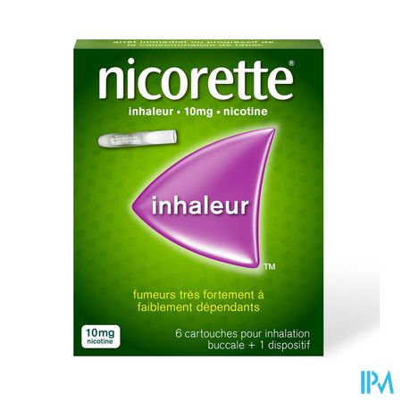 Nicorette Inhaleur 10mg Cartouche Pour Inhalation Buccale 6