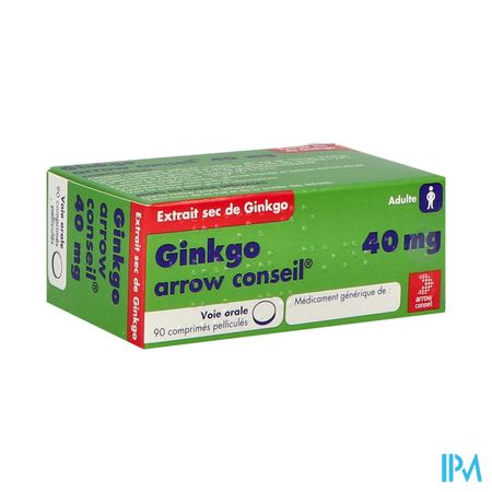 GINKGO 40MG ARROW CONSEIL CPR 90