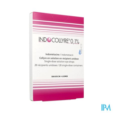 Indocollyre 0.1% Collyre Solution Unidose 0ml35 20 — Pharmacie Européenne 24/24 by Nexum