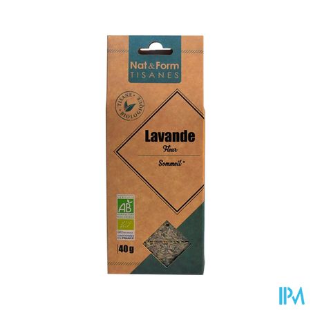 NAT&FORM TIS LAVANDE BIO 40G