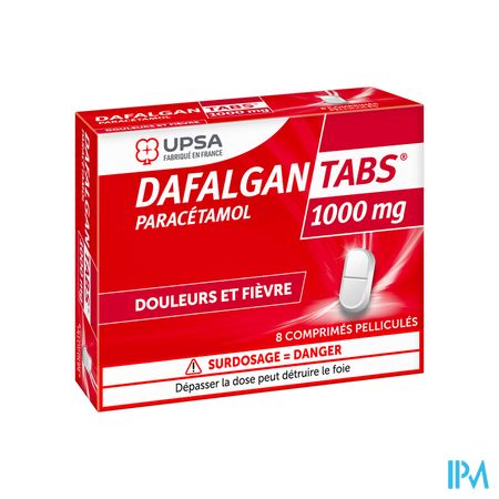 Dafalgantabs 1000mg Comprime 8
