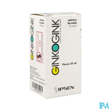 Ginkogink 40mg/ml Solution Buvable 30ml