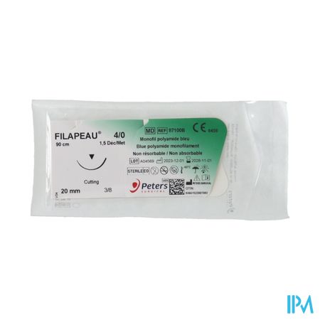 FILAPEAU FORT 4/0 3/8 T20 90CM X12