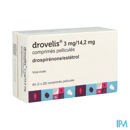 Drovelis 3mg/14mg2 Comprime Pellicule Plaquette 28 X3