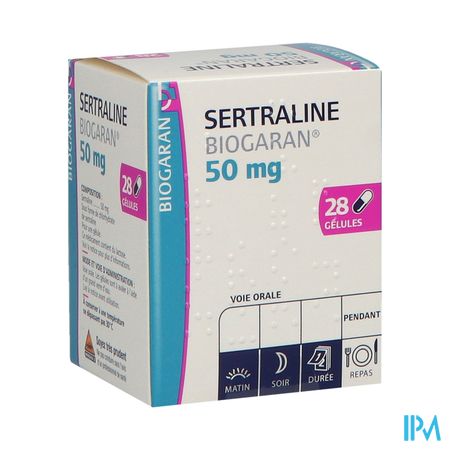SERTRALINE 50MG BIOGARAN GEL FL 28