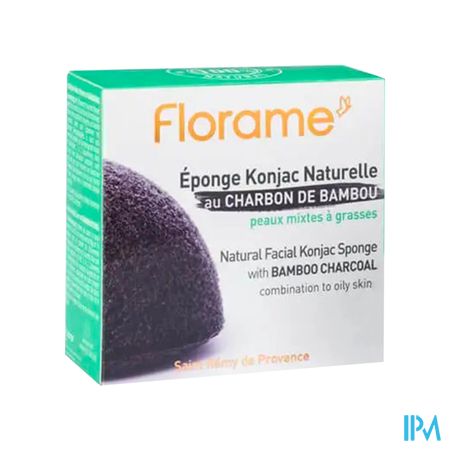 Florame Purete Eponge Konjac Naturelle Charbon