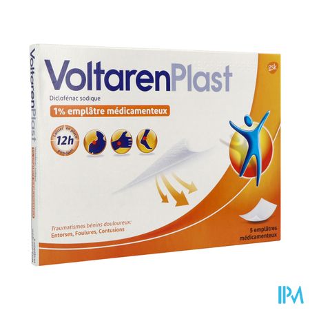 VOLTARENPLAST 1% EMPLATRE 5