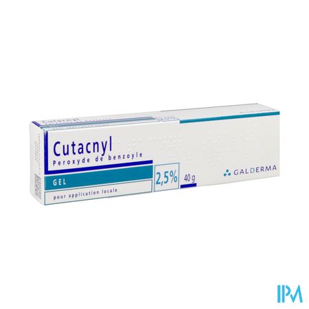 Cutacnyl 2.5% Gel Pour Application Locale 40g — Pharmacie Européenne 24/24 by Nexum