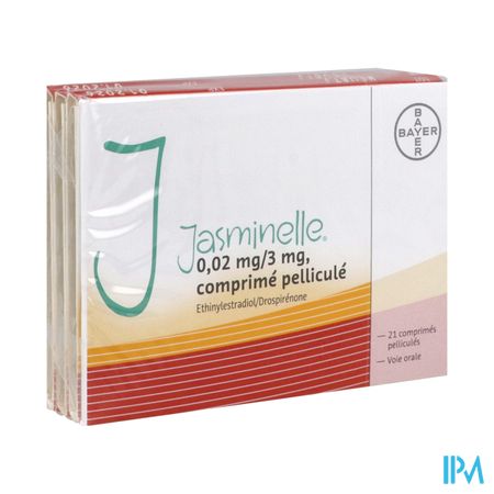 Jasminelle 0mg02/3mg Comprime 21 X3