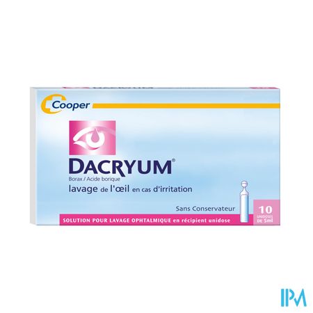 DACRYUM SOL LAV OPHT UNIDOSE 10