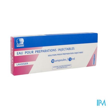 EAU PPI LAVOISIER AMP B 5ML 10