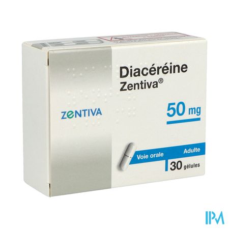 Diacereine Zentiva 50mg Gelule 30