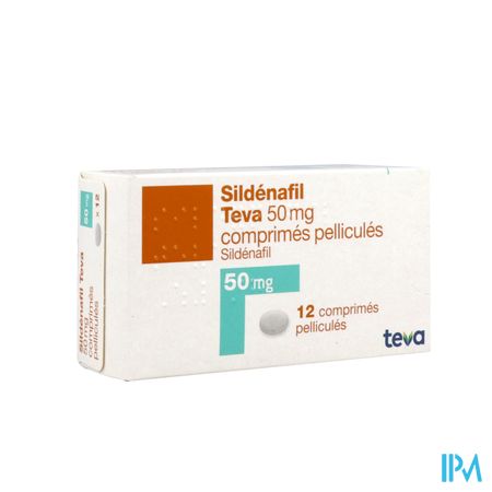 Sildenafil Teva 50mg Comprime 12