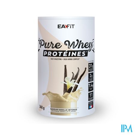 Eafit Pure Whey Poudre Pour Boisson Vanille Intense 360g