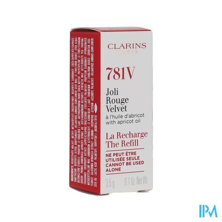 CLARINS JOLI RGE VELVET RECH 781V