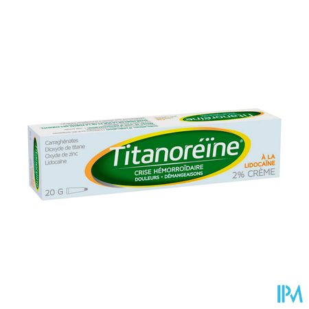 TITANOREINE LIDOCAINE 2% CR TUB20G