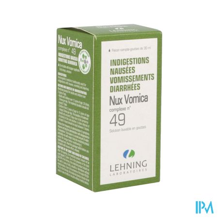 Lehning Complexe 49 Nux Vomica Solution Buvable 30ml