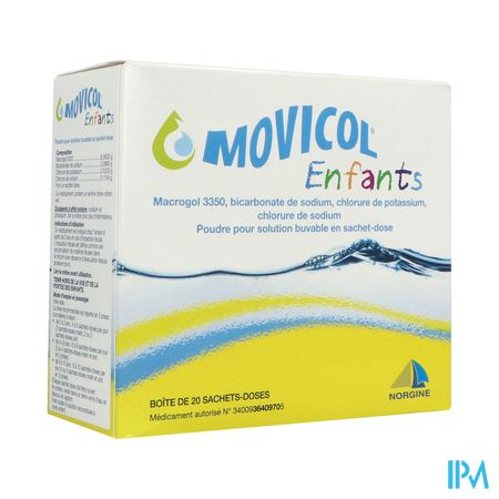 MACROGOL 3 350 NORGINE ENF SACH20
