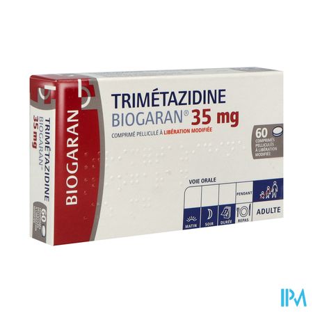 Trimetazidine Biogaran 35mg Comprime A Liberation Modifiee 60