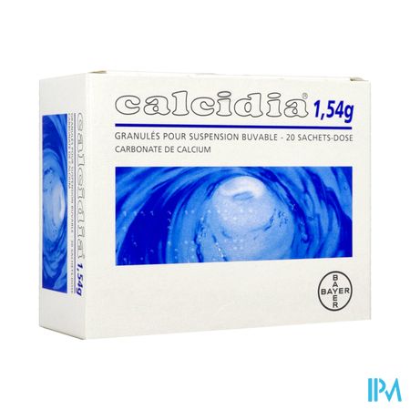 CALCIDIA 1,54G SACHET 20