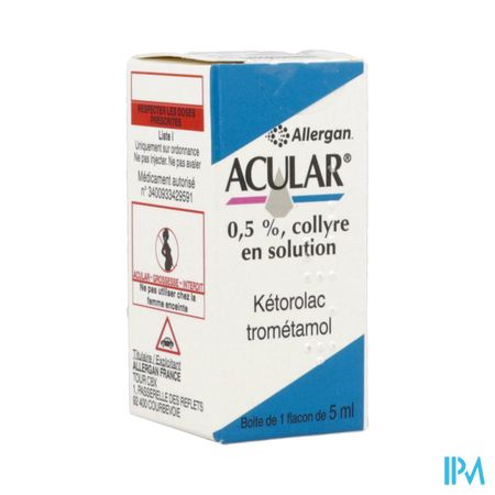 Acular 0.5% Collyre 5ml — Pharmacie Européenne 24/24 by Nexum