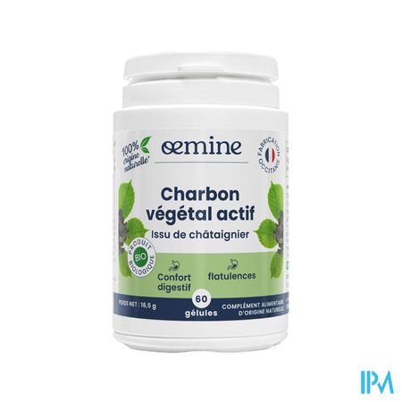 OEMINE CHARBON VEG ACTIF GELUL 60