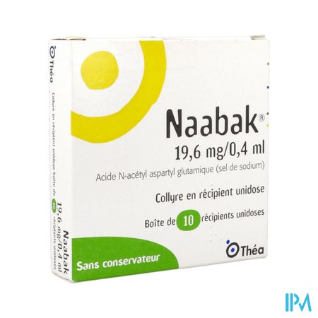 NAABAK 19,6MG/0,4ML COL UNIDOSE 10