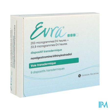 Evra 203mcg/33.9mcg/24h Dispositif Transdermique 9