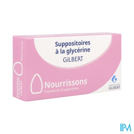 Laboratoires Gilbert Suppositoire Glycerine Bebe 10