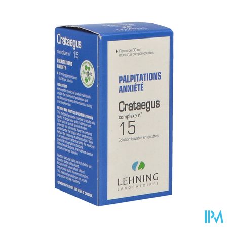 Lehning Complexe 15 Crataegus Goutte 30ml