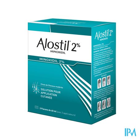Alostil 2% Solution Pour Application Cutanee 60ml X3