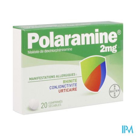 Polaramine 2mg Comprime Secable 20