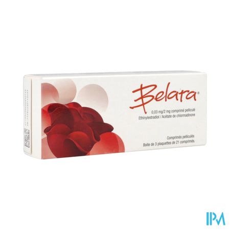 Belara 0mg03/2mg Comprime 21 X3