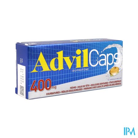 Advilcaps 400mg Capsule Molle 14