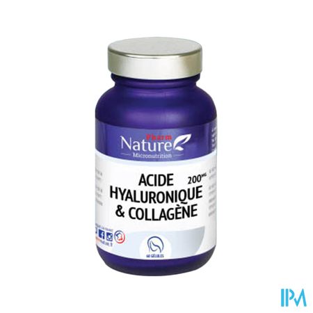 Pharm Nature Acide Hyaluronique Collagene Gelule 60