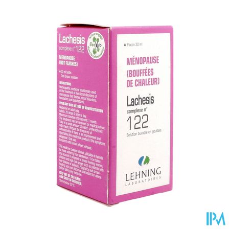 Lehning Complexe 122 Lachesis Solution Buvable 30ml