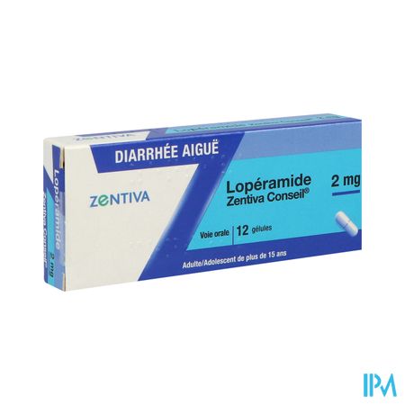 LOPERAMIDE 2MG ZTV CONS GELULE 12