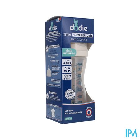 DOD BIB TEAT&RING ROSE 3+ 270ML