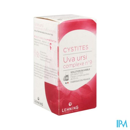 Lehning Complexe 9 Uva Ursi Solution Buvable 30ml