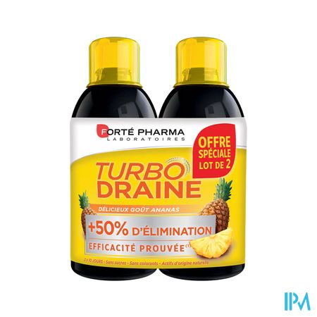 TURBODRAINE SOL BUV ANANAS 500MLX2