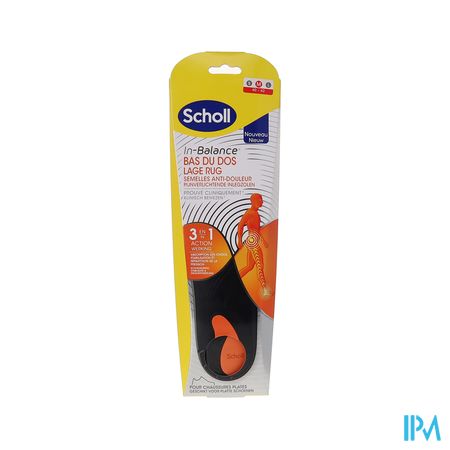 SCHOLL SEMELLE A/DOUL BAS DOS T2