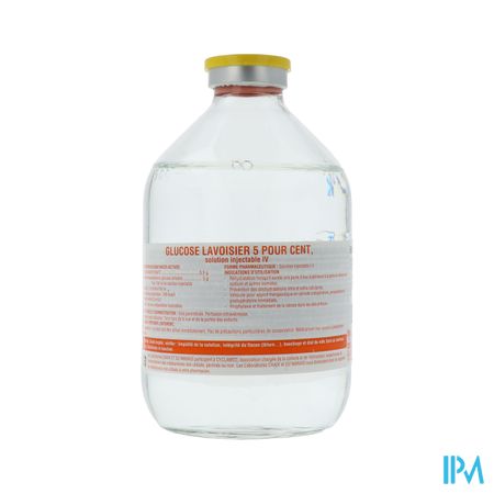 Glucose 5% Lavoisier Sol Pour Perf 500ml Flacon 1